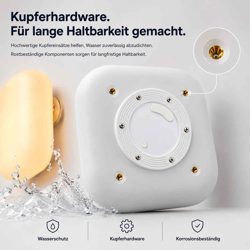 Dimmbares Duschlicht