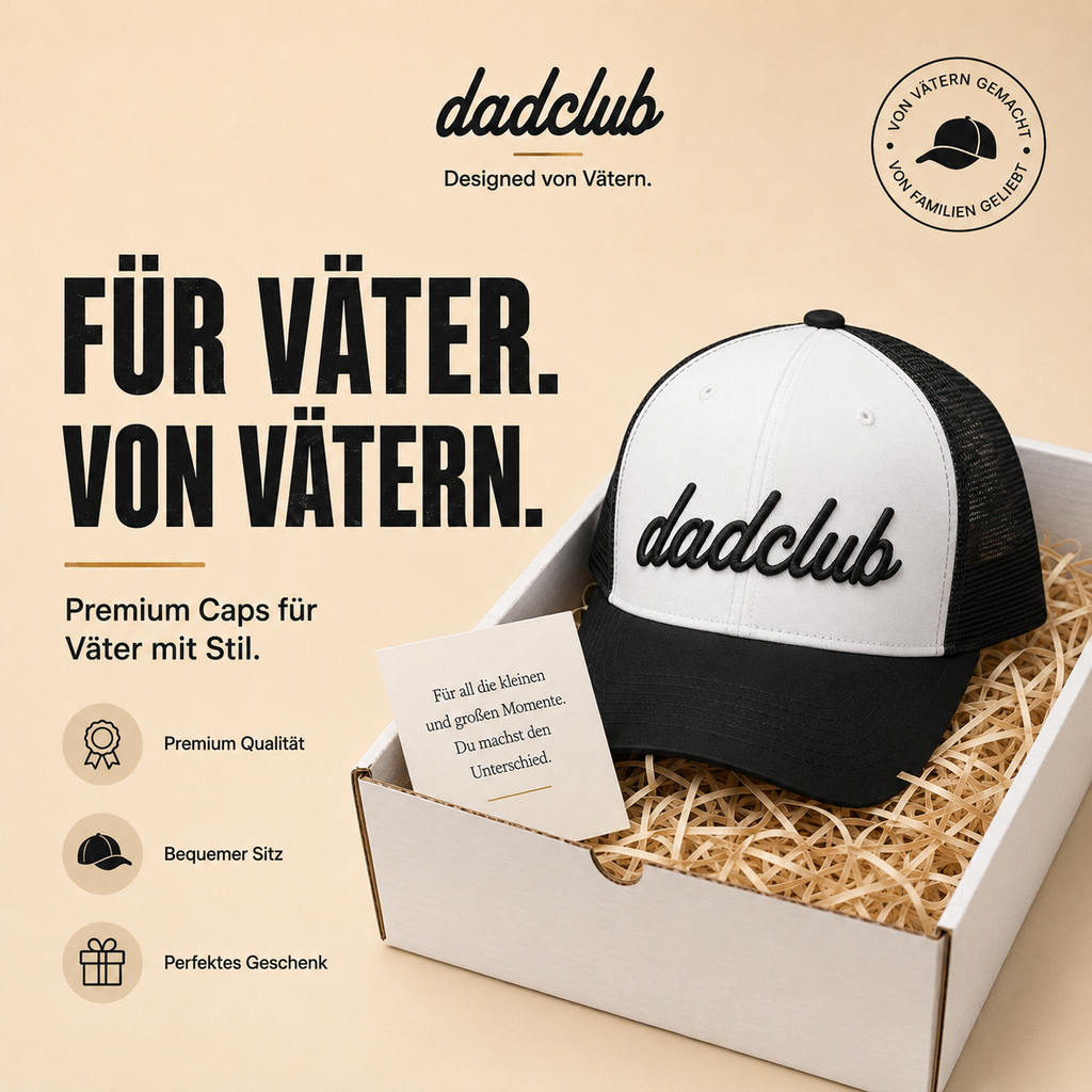 Dadclub Weiß/Schwarz
